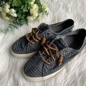 Lightweight sperry slip on sneakers
